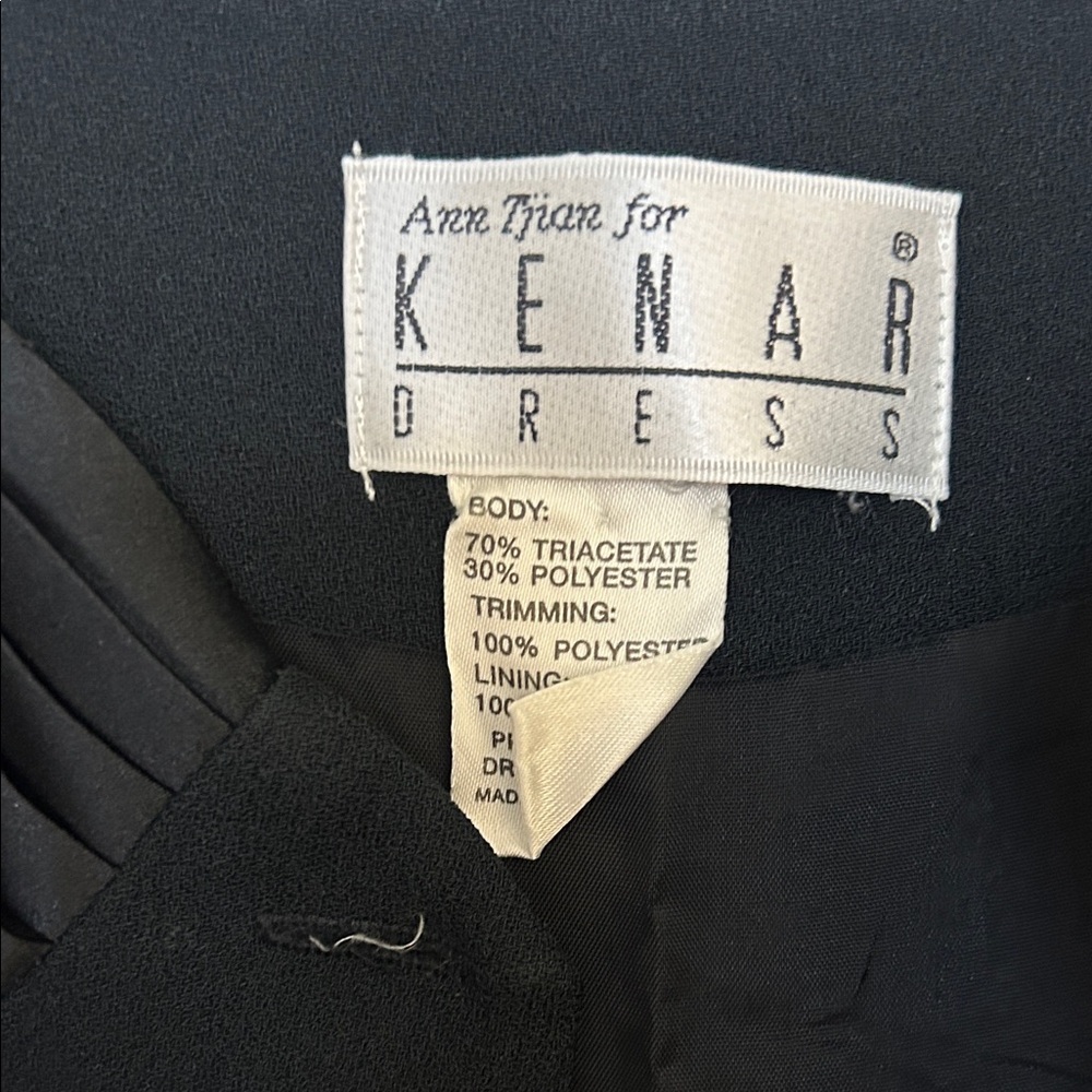KENAR VINTAGE  Black Sleeveless Jumpsuit. No Size Tag. - Picture 3 of 6